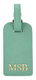 Personalized Refined Leather Luggage Tags Image 5 of 5